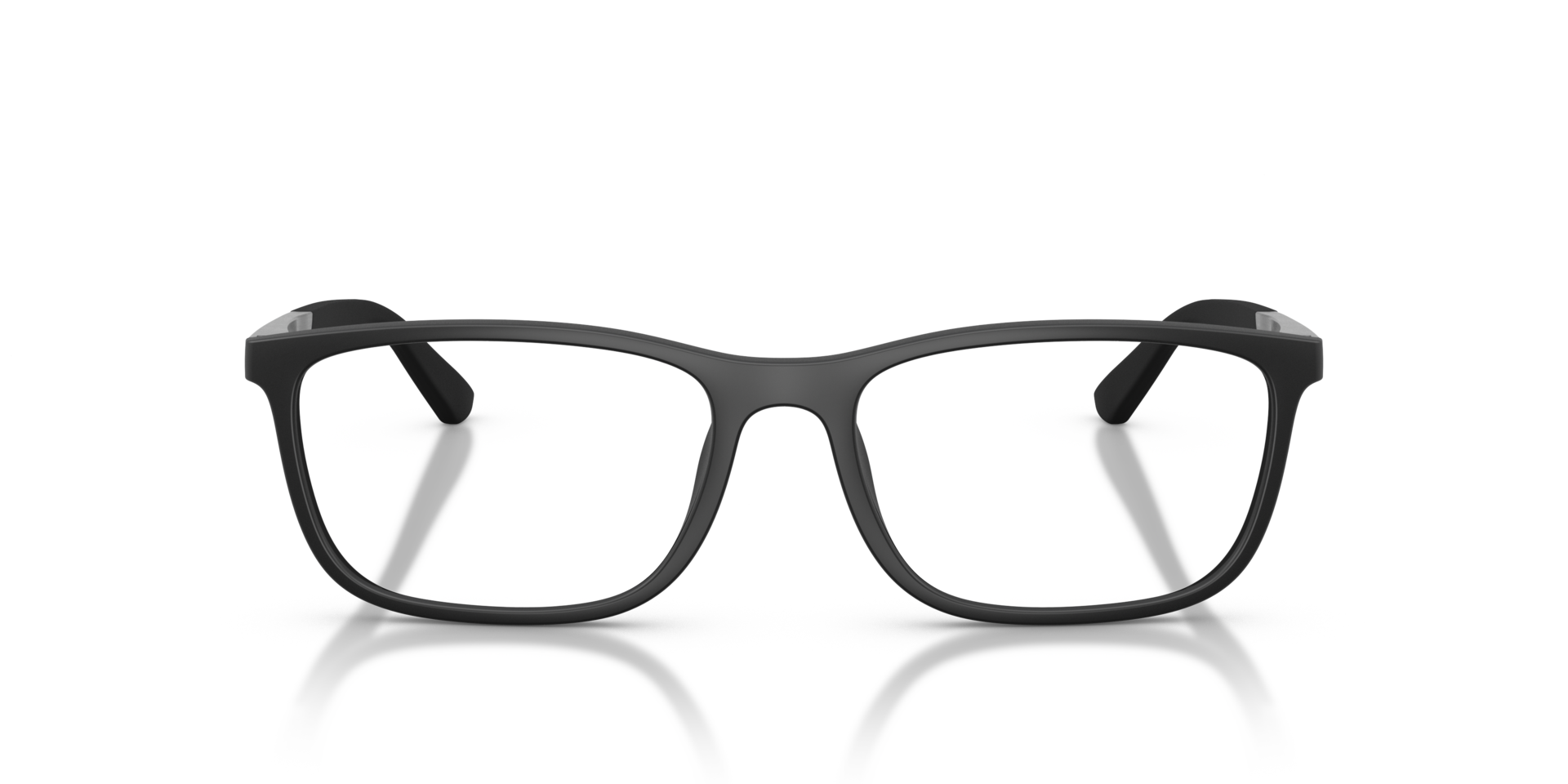 EA3280U Matzwart KunststofEyeglass Frames van B24, Vooraanzicht