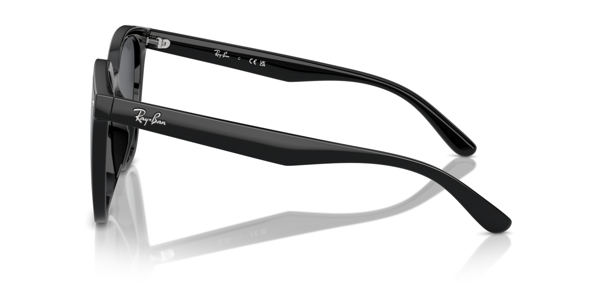 RB4423D Schwarz KunststoffSunglass Frames von B24, Seitenansicht
