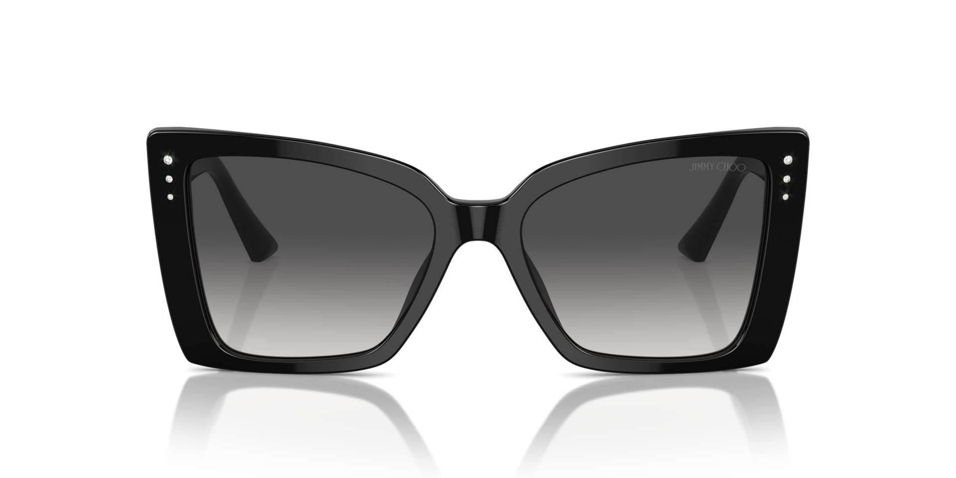 JC5001B Zwart AcetaatSunglass Frames van B24, Vooraanzicht