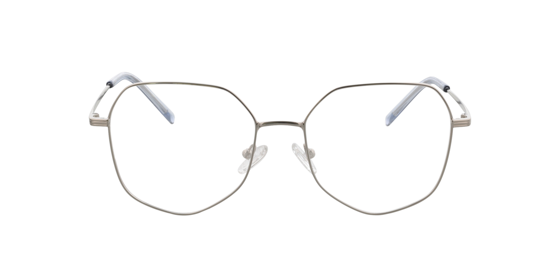 Blair Silber MetallEyeglass Frames von B24, Vorderansicht